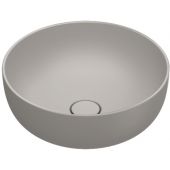 Catalano Sfera umywalka 42x42 cm okrągła nablatowa Tortora Satinato 0523430032