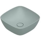 Catalano Green umywalka 40x40 cm kwadratowa nablatowa acqua satinato 0622400028
