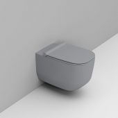 Ceramica Dolomite Alba miska WC wisząca bez kołnierza betonowy szary D502545