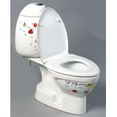 Creavit Kid miska kompaktowa WC dla dzieci ze zbiornikiem i deską sedesową biały/wzór (CK31011CB00EFF00, CK40000CB00EFF00, KC0802011)