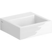 Clou Flush umywalka 28x27 cm prostokątna ścienna-nablatowa biała CL/03.03011