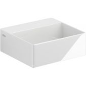 Clou New Flush umywalka 28x27 cm prostokątna ścienna-nablatowa biała CL/03.03410