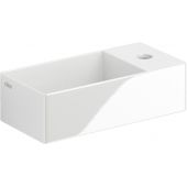 Clou New Flush umywalka 35x18 cm prostokątna ścienna-nablatowa biała CL/03.03430.01