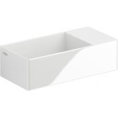 Clou New Flush umywalka 35x18 cm prostokątna ścienna-nablatowa biała CL/03.03430