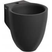 Clou Flush umywalka 31,5x27 cm okrągła ścienna czarna CL/03.12060