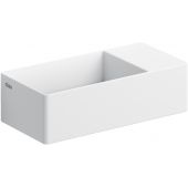 Clou New Flush umywalka 35x18 cm prostokątna ścienna-nablatowa biała CL/03.13430