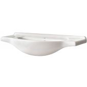 Comad umywalka 85x49 cm prostokątna meblowa biała CFP85