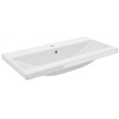 Defra Go umywalka 81x41 cm prostokątna meblowa biała 1054