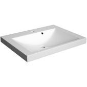 Defra Zeen umywalka 60x46 cm prostokątna meblowa biała 1552