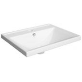 Defra Barcelona umywalka 50x40 cm prostokątna meblowa biała 2420