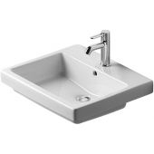 Duravit Vero umywalka 55x46,5 cm wpuszczana prostokątna biała 0315550000