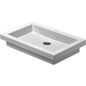 Duravit 2nd floor umywalka 58x41,5 cm nablatowa prostokątna WonderGliss biała 03175800001