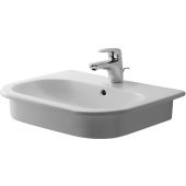 Duravit D-Code umywalka 54,5x43,5 cm wpuszczana półokrągła biała 0337540000