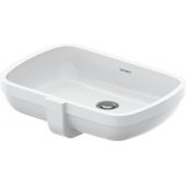 Duravit Qatego umywalka 48x32 cm podblatowa prostokątna biały połysk 0398480028