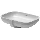 Duravit Happy D.2 umywalka 48x34,5 cm podblatowa prostokątna biała 0457480000