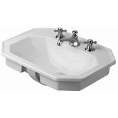 Duravit Seria 1930 umywalka 58x47 cm wpuszczana biała 0476580000