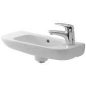 Duravit D-Code umywalka 50x22 cm ścienna półokrągła biała 07065000082