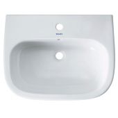 Duravit D-Code umywalka 60x46 cm ścienna półokrągła biała 23106000002