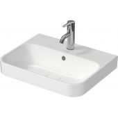 Duravit Happy D.2 Plus umywalka 50x40 cm nablatowa szlifowana prostokątna biała 2360500000