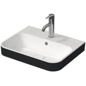 Duravit Happy D.2 umywalka 50x40 cm prostokątna nablatowa biała-antracyt 2360506100