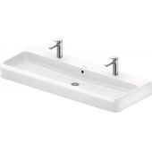 Duravit Qatego umywalka 120x47 cm meblowa prostokątna HygieneGlaze biały połysk 2382122024