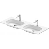 Duravit Sivida umywalka 129x48,5 cm prostokątna meblowa-podwójna biała 2650043200