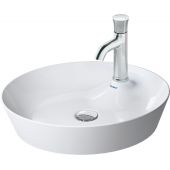 Duravit Cape Cod umywalka 48 cm nablatowa okrągła WonderGliss biała 23284800001