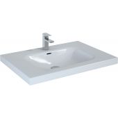 Elita Iwa umywalka 75x51 cm prostokątna meblowa biała RE040700108060