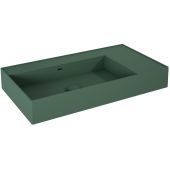 Elita Level umywalka 80,5x45,5 cm prostokątna ścienna lewa forest green matt RE041461177010