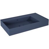 Elita Level umywalka 80,5x45,5 cm prostokątna ścienna lewa navy blue matt RE041461177030