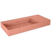 Elita Level umywalka 100,5x45,5 cm prostokątna ścienna lewa terra pink matt  RE041461186600