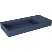 Elita Level umywalka 100,5x45,5 cm prostokątna ścienna lewa navy blue matt RE041461187030