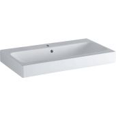 Geberit iCon umywalka 75x48 cm nablatowa prostokątna KeraTect biała 124575600