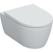 Geberit iCon miska WC wisząca Rimfree z deską sedesową KeraTect biała 501.664.00.8