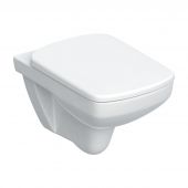 Geberit Selnova Square miska WC z deską wolnoopadającą wisząca bez kołnierza biały 501.961.00.1