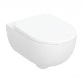 Geberit Selnova Premium miska WC z deską wolnoopadającą wisząca bez kołnierza biały połysk 502.793.00.1