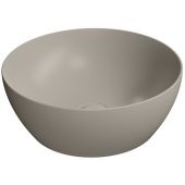 GSI Pura umywalka 42 cm nablatowa okrągła tortora mat 885105