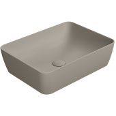 GSI Sand umywalka 50x38 cm nablatowa prostokątna tortora mat 903705