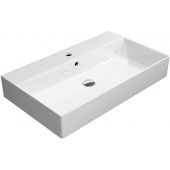 GSI Kube X umywalka 80x47 cm prostokątna ścienna-nablatowa biała 9422111