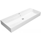 GSI Kube X umywalka 120x47 cm prostokątna ścienna biała 9424011