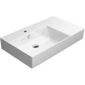 GSI Kube X umywalka 80x47 cm prostokątna ścienna biała 9456111