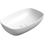 GSI Nubes umywalka 63x38 cm nablatowa bianco lucido 978311