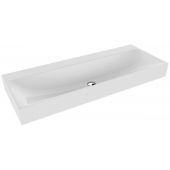 Kaldewei Silenio umywalka 120x46 cm ścienna prostokątna model 3046 biała 904506313001