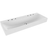 Kaldewei Silenio umywalka 120x46 cm ścienna prostokątna model 3046-D biała 904506373001