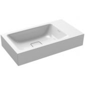 Kaldewei Cono umywalka 55x30 cm ścienna prostokątna prawa model 3073 biała 908006003001