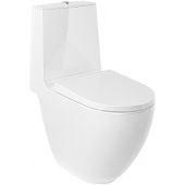 Kludi Resa D miska kompakt WC ze spłukiwaniem wirowym biały 24WCB0643