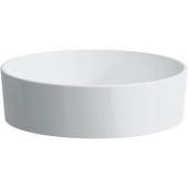 Laufen Kartell umywalka 42 cm nablatowa okrągła biała H8123310001121