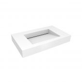 Oltens Stila umywalka 100x45 cm ścienna LavaForm biały mat 40003900