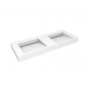 Oltens Stila umywalka 120x45 cm ścienna LavaForm biały mat 40004900