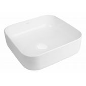 Oltens Josen umywalka 50x39,5 cm nablatowa z powłoką SmartClean biała 40805000